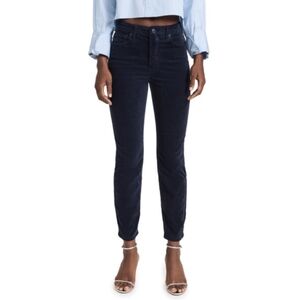 Good American NWT Good Classic Corduroy Pants in Ink Blue
